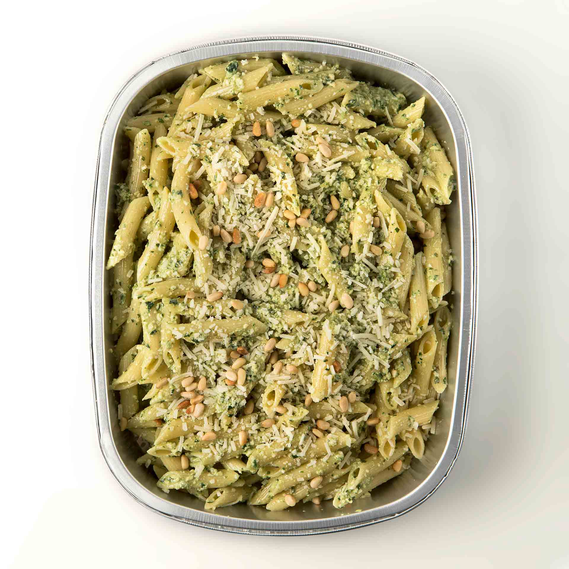 Penne with Basil Pesto - HOT
