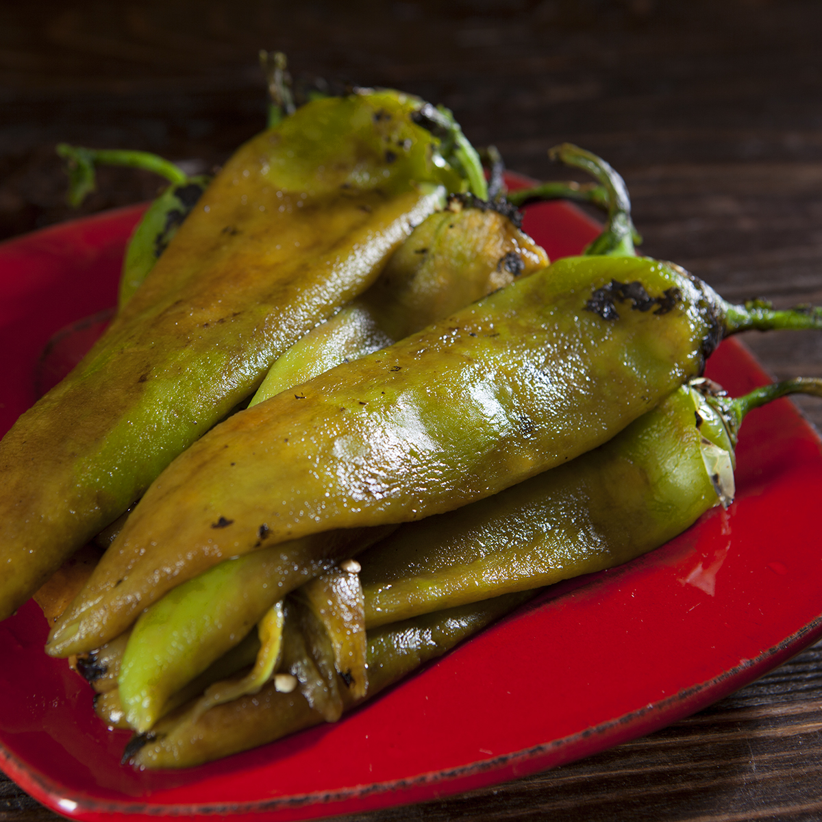 Peeled Hatch Chilis