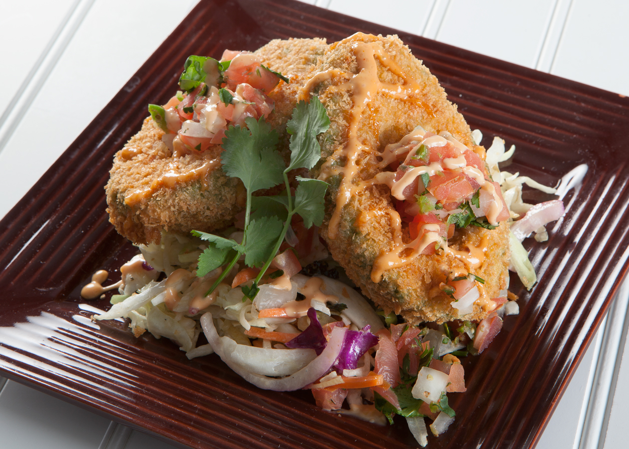 Salsa-stuffed Fried Avocado