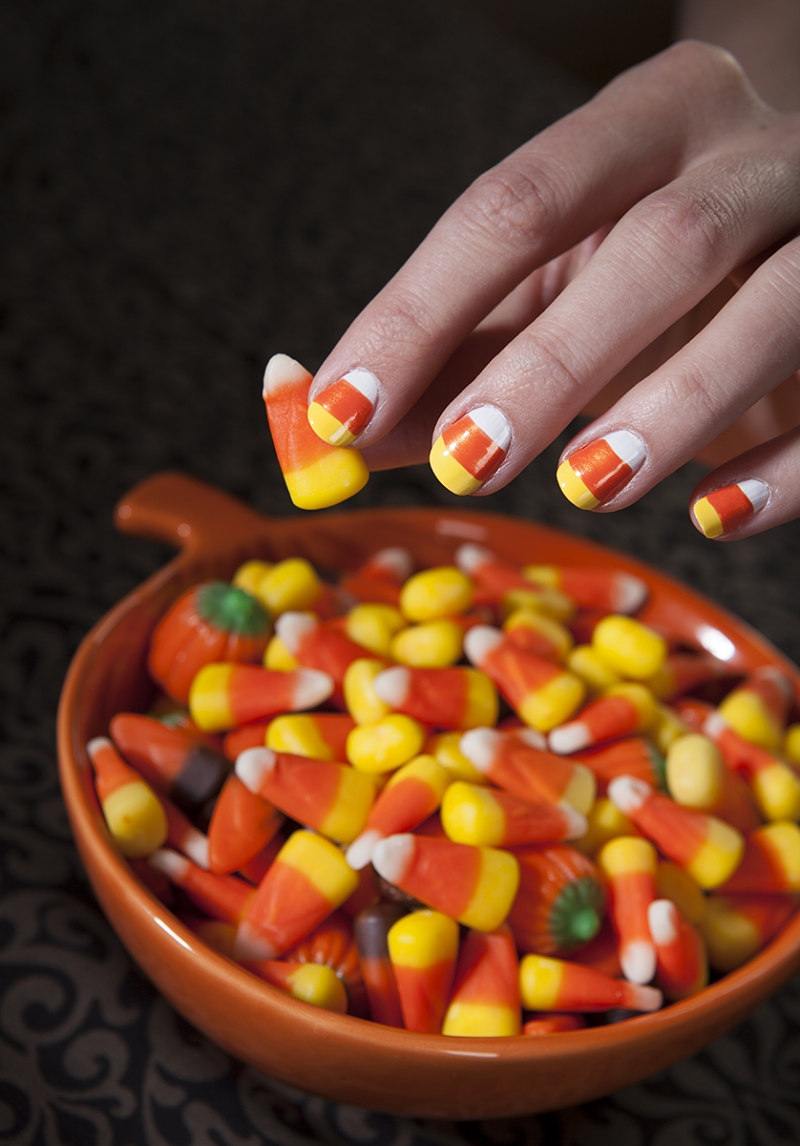 Candy Corn Nails